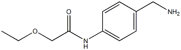 N-[4-(aminomethyl)phenyl]-2-ethoxyacetamide 구조식 이미지