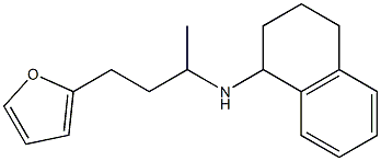 N-[4-(furan-2-yl)butan-2-yl]-1,2,3,4-tetrahydronaphthalen-1-amine Structure