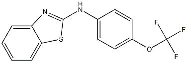 N-[4-(trifluoromethoxy)phenyl]-1,3-benzothiazol-2-amine Structure