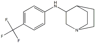 N-[4-(trifluoromethyl)phenyl]-1-azabicyclo[2.2.2]octan-3-amine 구조식 이미지