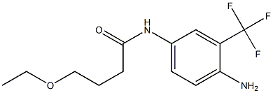 N-[4-amino-3-(trifluoromethyl)phenyl]-4-ethoxybutanamide Structure