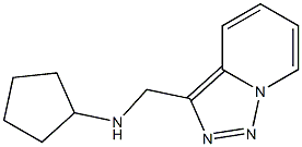 N-{[1,2,4]triazolo[3,4-a]pyridin-3-ylmethyl}cyclopentanamine Structure