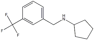 N-{[3-(trifluoromethyl)phenyl]methyl}cyclopentanamine 구조식 이미지