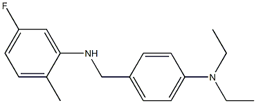 N-{[4-(diethylamino)phenyl]methyl}-5-fluoro-2-methylaniline Structure