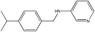 N-{[4-(propan-2-yl)phenyl]methyl}pyridin-3-amine Structure