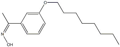 N-{1-[3-(octyloxy)phenyl]ethylidene}hydroxylamine Structure