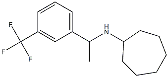 N-{1-[3-(trifluoromethyl)phenyl]ethyl}cycloheptanamine 구조식 이미지