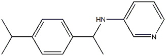 N-{1-[4-(propan-2-yl)phenyl]ethyl}pyridin-3-amine Structure