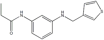 N-{3-[(thiophen-3-ylmethyl)amino]phenyl}propanamide Structure