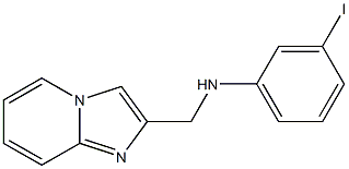 N-{imidazo[1,2-a]pyridin-2-ylmethyl}-3-iodoaniline Structure