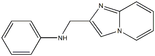 N-{imidazo[1,2-a]pyridin-2-ylmethyl}aniline 구조식 이미지