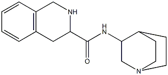 N-1-azabicyclo[2.2.2]oct-3-yl-1,2,3,4-tetrahydroisoquinoline-3-carboxamide Structure