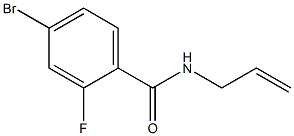 N-allyl-4-bromo-2-fluorobenzamide 구조식 이미지