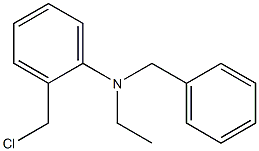 N-benzyl-2-(chloromethyl)-N-ethylaniline 구조식 이미지