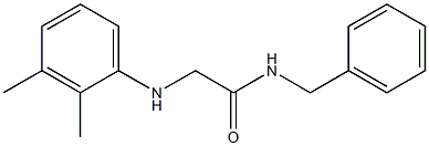 N-benzyl-2-[(2,3-dimethylphenyl)amino]acetamide 구조식 이미지
