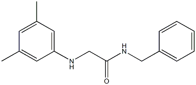 N-benzyl-2-[(3,5-dimethylphenyl)amino]acetamide 구조식 이미지