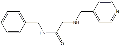 N-benzyl-2-[(pyridin-4-ylmethyl)amino]acetamide 구조식 이미지