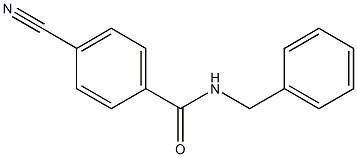 N-benzyl-4-cyanobenzamide Structure