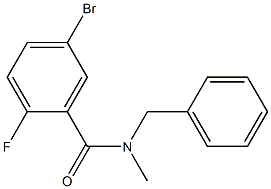 N-benzyl-5-bromo-2-fluoro-N-methylbenzamide 구조식 이미지