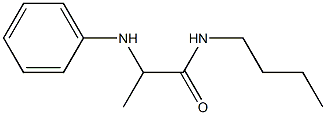 N-butyl-2-(phenylamino)propanamide 구조식 이미지