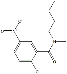 N-butyl-2-chloro-N-methyl-5-nitrobenzamide Structure