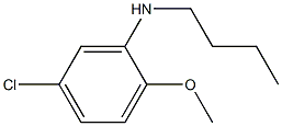 N-butyl-5-chloro-2-methoxyaniline Structure