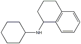 N-cyclohexyl-1,2,3,4-tetrahydronaphthalen-1-amine 구조식 이미지