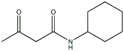 N-cyclohexyl-3-oxobutanamide Structure