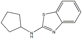 N-cyclopentyl-1,3-benzothiazol-2-amine 구조식 이미지