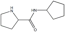 N-cyclopentylpyrrolidine-2-carboxamide 구조식 이미지