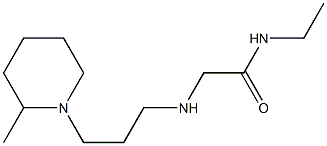 N-ethyl-2-{[3-(2-methylpiperidin-1-yl)propyl]amino}acetamide 구조식 이미지