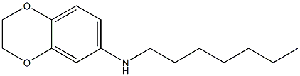 N-heptyl-2,3-dihydro-1,4-benzodioxin-6-amine 구조식 이미지