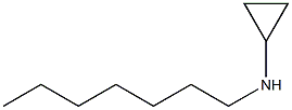 N-heptylcyclopropanamine 구조식 이미지