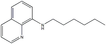 N-hexylquinolin-8-amine 구조식 이미지