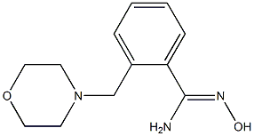 N'-hydroxy-2-(morpholin-4-ylmethyl)benzenecarboximidamide 구조식 이미지