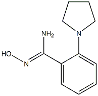 N'-hydroxy-2-(pyrrolidin-1-yl)benzene-1-carboximidamide Structure