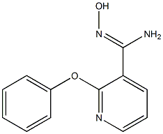 N'-hydroxy-2-phenoxypyridine-3-carboximidamide Structure