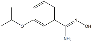 N'-hydroxy-3-isopropoxybenzenecarboximidamide Structure