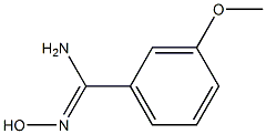 N'-hydroxy-3-methoxybenzenecarboximidamide Structure