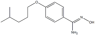 N'-hydroxy-4-[(4-methylpentyl)oxy]benzene-1-carboximidamide Structure