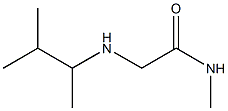 N-methyl-2-[(3-methylbutan-2-yl)amino]acetamide 구조식 이미지