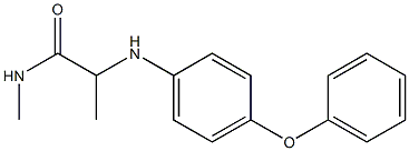 N-methyl-2-[(4-phenoxyphenyl)amino]propanamide 구조식 이미지