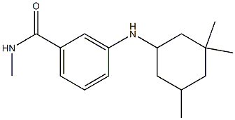 N-methyl-3-[(3,3,5-trimethylcyclohexyl)amino]benzamide Structure