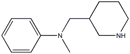 N-methyl-N-(piperidin-3-ylmethyl)aniline Structure