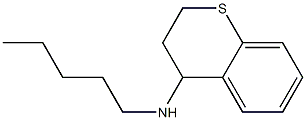 N-pentyl-3,4-dihydro-2H-1-benzothiopyran-4-amine 구조식 이미지