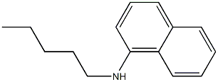 N-pentylnaphthalen-1-amine 구조식 이미지