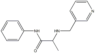 N-phenyl-2-[(pyridin-3-ylmethyl)amino]propanamide 구조식 이미지