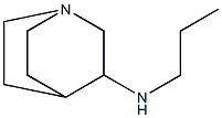 N-propyl-1-azabicyclo[2.2.2]octan-3-amine 구조식 이미지