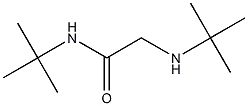 N-tert-butyl-2-(tert-butylamino)acetamide Structure