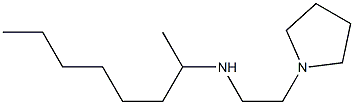 octan-2-yl[2-(pyrrolidin-1-yl)ethyl]amine 구조식 이미지